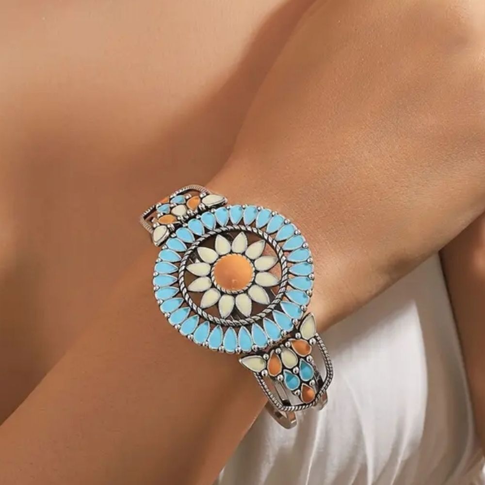 Boho cuff style bracelet